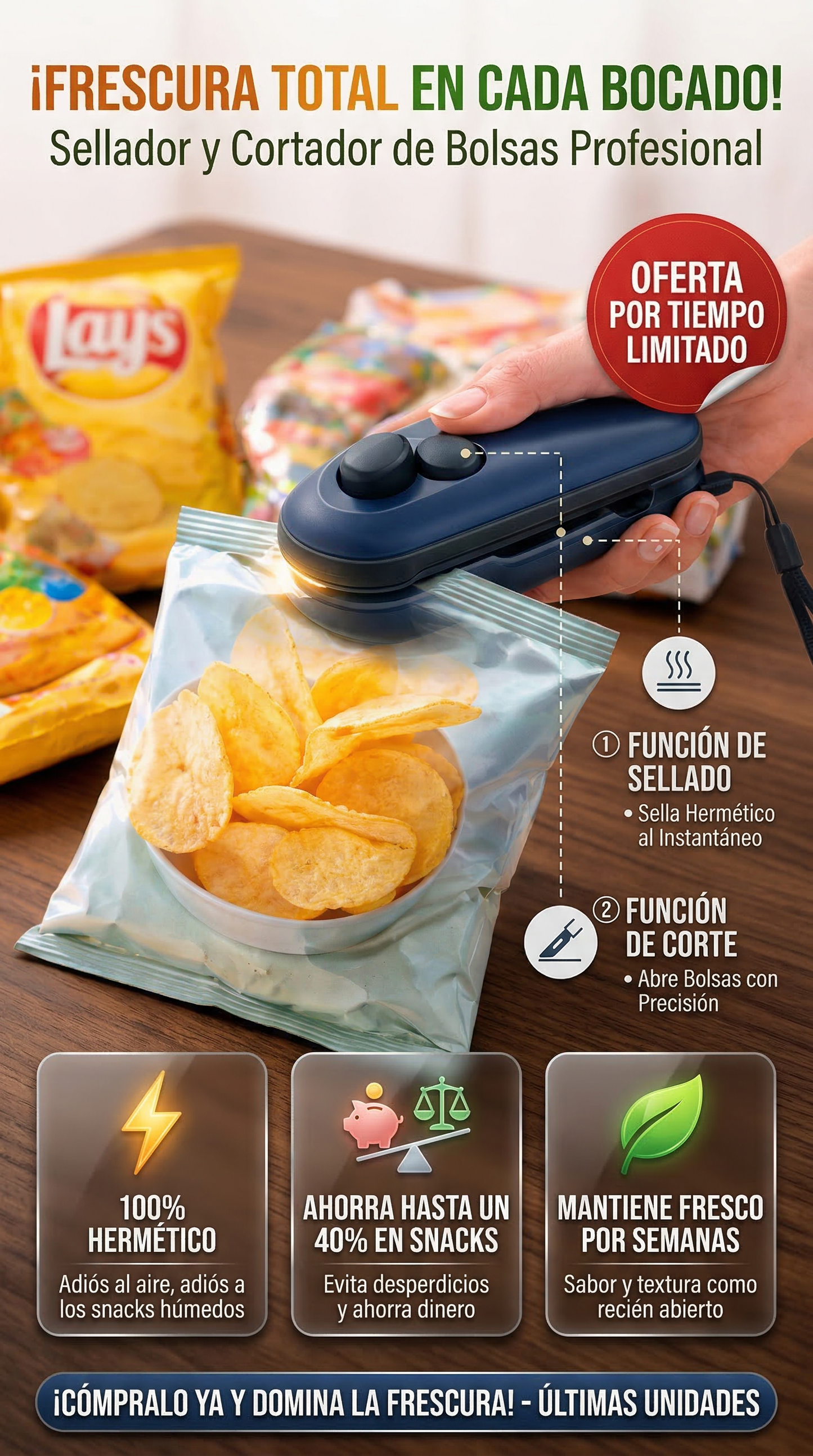 Cellador de bolsa portátil